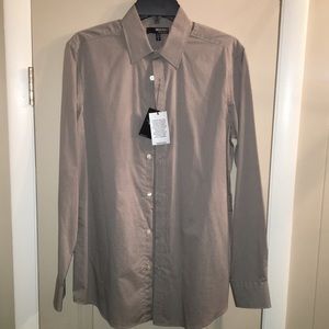 Murano Long Sleeve Button-up Shirt, Size S